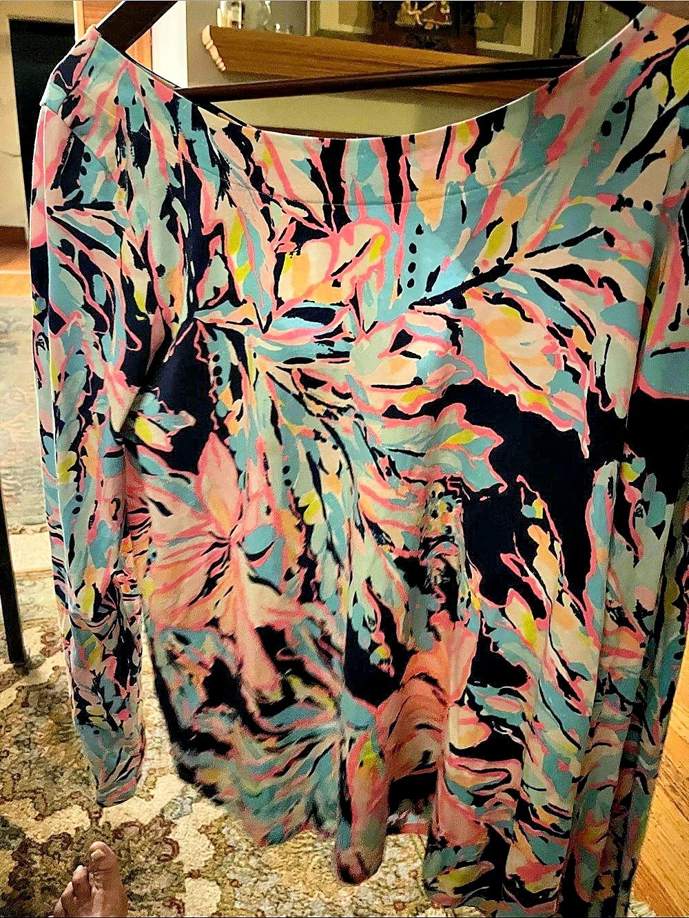 Lilly Pulitzer Tristan Twist Back Top Blouse  size xl